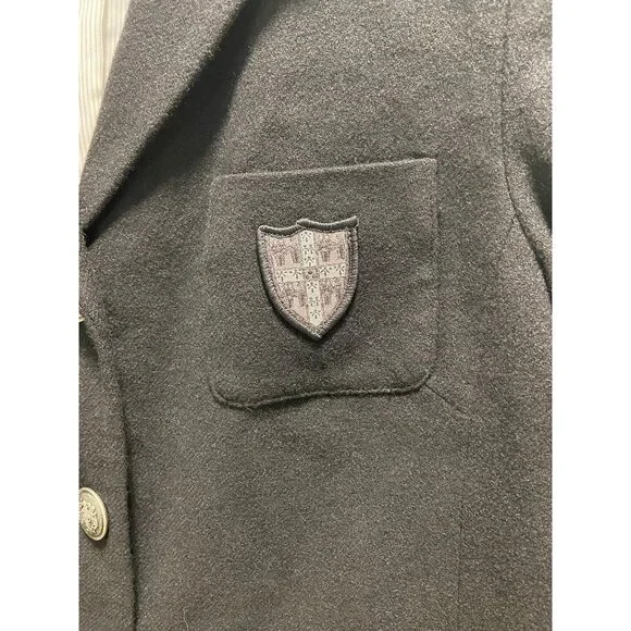 Banana Republic Wool Blazer Black Size 8 Y2K